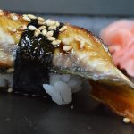 Sushi eel Japanese food sebagai referensi penyajian unagi